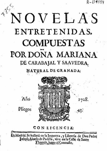 MARIANA DE CARVAJAL Y SAAVEDRA