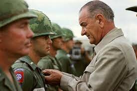 LBJ orders troops to vietnam