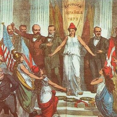 Timeline: El Sexenio Revolucionario (1868-1874): intentos democratizadores. De la Revolución al ensayo republicano.