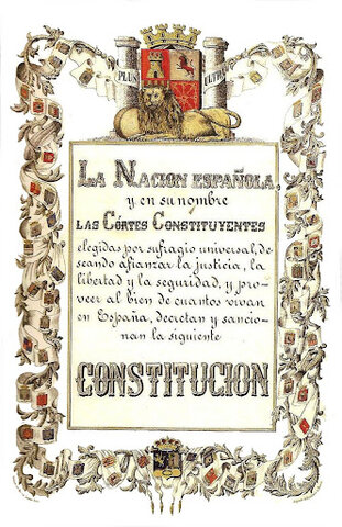 CONSTITUCIÓ DEL 1869.