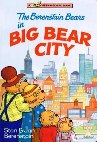 The Berenstain Bears in Big Bear City published as a lift-the-flap in 1995 and peek-a-board in 1996.