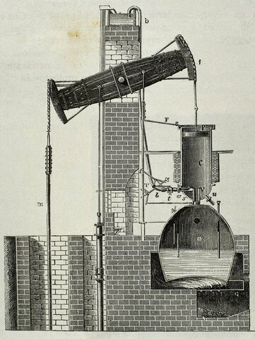 Thomas Newcomen invents the piston steam engine