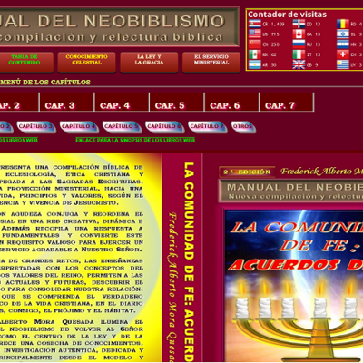 Timeline: Publicación Manual del Neobiblismo en formato web para dispositivo de PC.