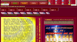 Timeline: Publicación Manual del Neobiblismo en formato web para dispositivo de PC.