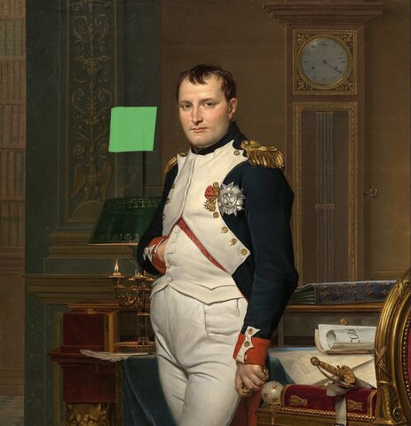 Declared self emperor (green)