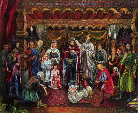 Переход Миндовга в католичество