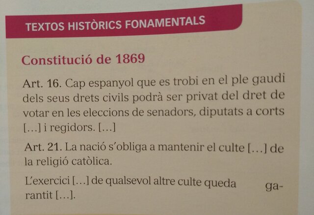 CONSTITUCIÓ DE 1869