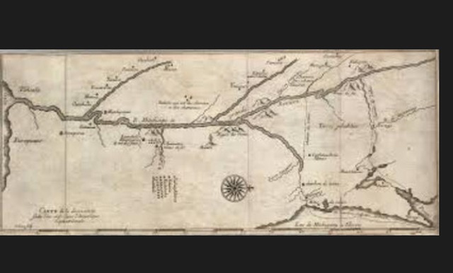 Sieur de la Salle explores the lower Mississippi Valley river, and claims the                       Valley for France and names it Louisiana in honor of the French King Louis XIV.