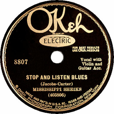 Stop And Listen Blues
