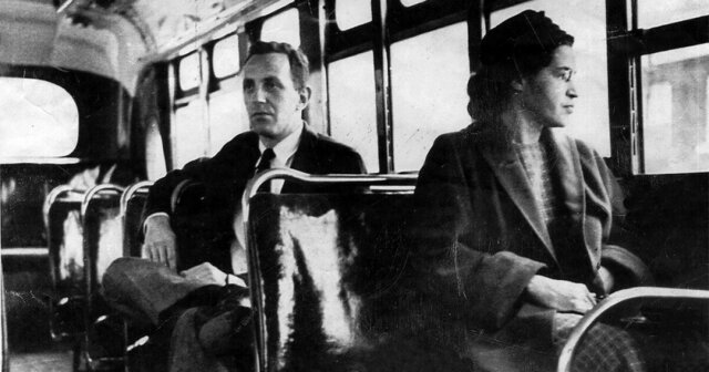 Rosa Parks Refuses to Give Up Her Seat