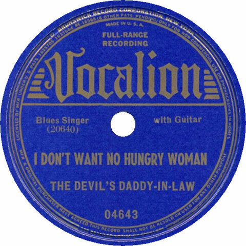 Lookin´For My Baby / I Don´t Want No Hungry Woman