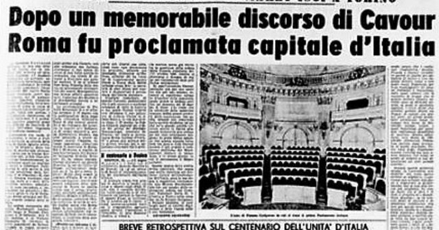 ROMA CAPITALE D'ITALIA