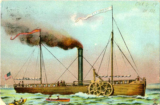 1er bateau à vapeur
