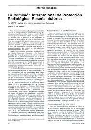 1937 recomendaciones sobre los límites de Exposición: