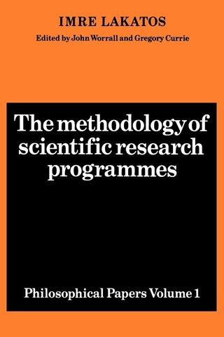 Methodology of Scientific Research Programmes