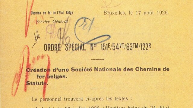 Création de la SNCV