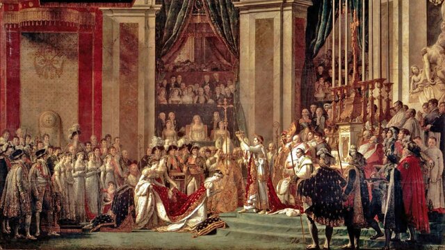 Coronación de Napoleón - Jacques-Louis David