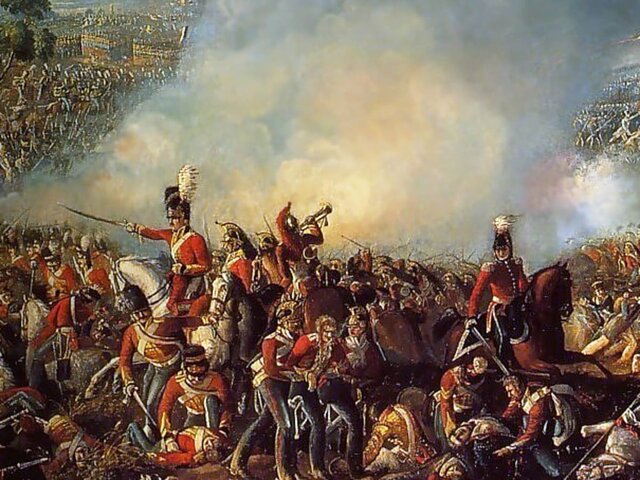 The Battle of Waterloo (Red)