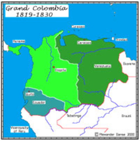 DISOLUCION DE LA GRANCOLOMBIA