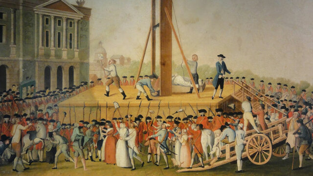 Execution of Marie Antoinette.