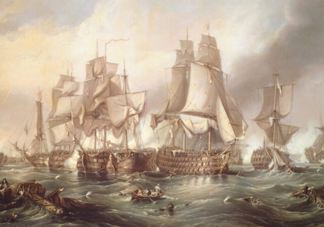 Battle at Trafalgar (red)