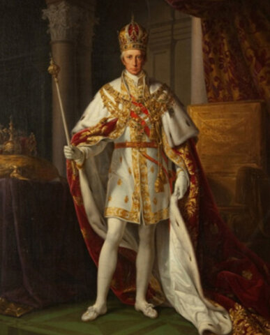 Abolished Holy Roman Empire (green)