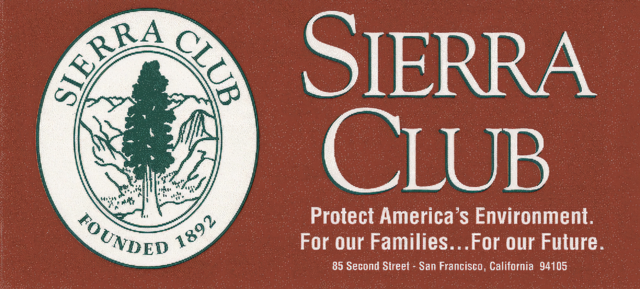 Se fundó en E.U.A el Sierra club El Sierra Club