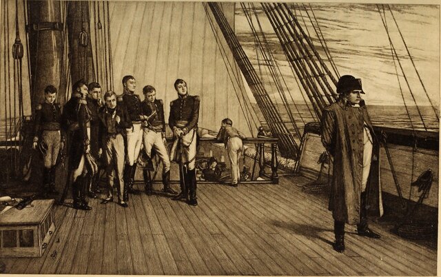 Napoleon abdicates (Red)