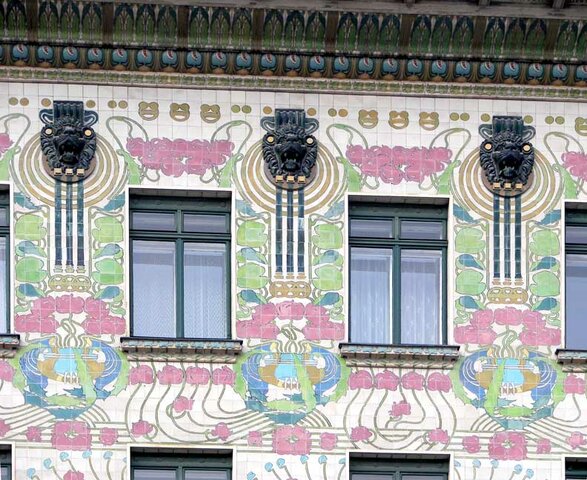 Majoliques d'une maison