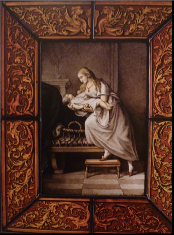 Vitrail Mère à l’enfant