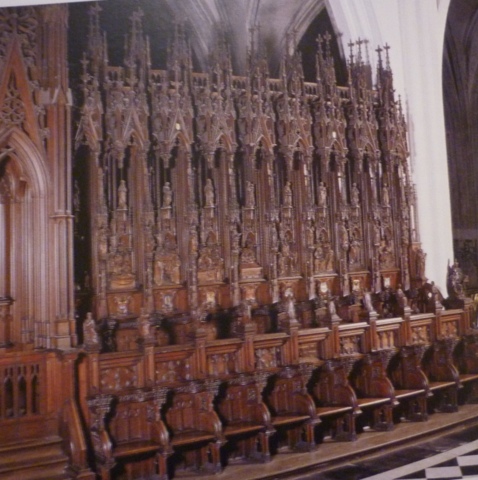 Stalles du chœur de la cathédrale Notre-Dame d’Anvers