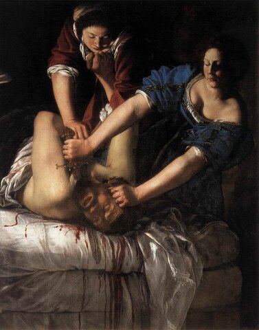Judit decapitando a Holofernes