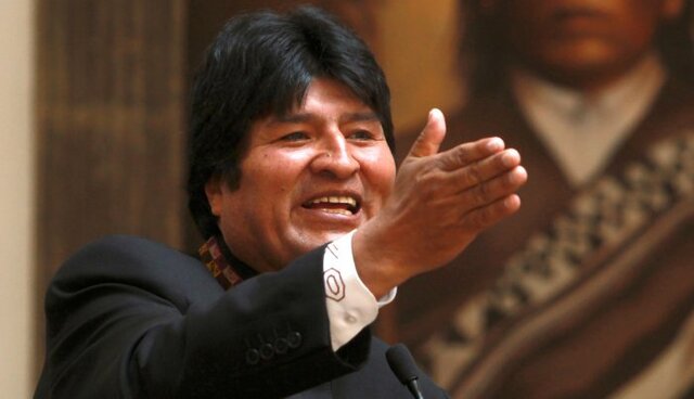 Evo Morales, primer presidente indígena en Bolivia