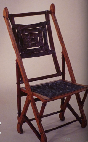 Chaise pour le fumoir du cottage de Wolfers