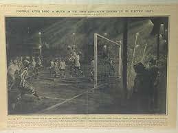 PRIMER PARTIDO CON LUZ ELÉCTRICA