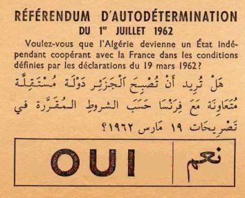 Référendum sur l’autodétermination de l’Algérie