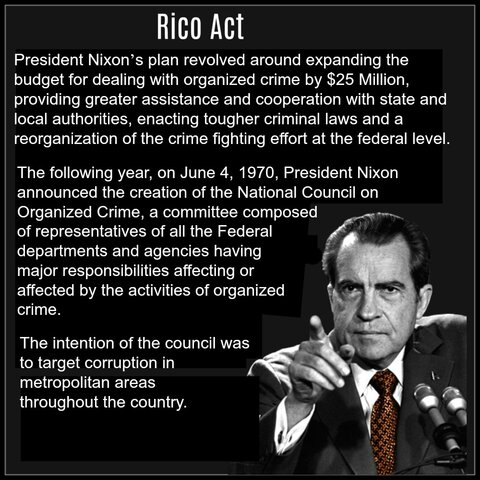 RICO act enacted