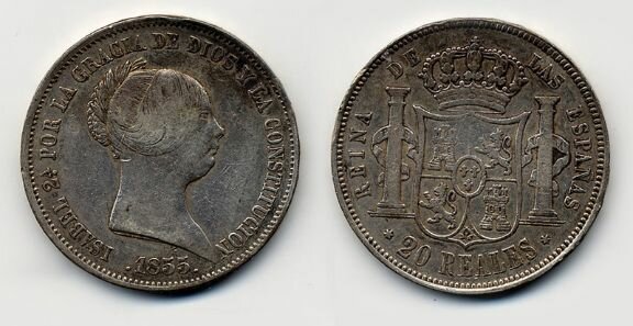 La peseta moneda única de España