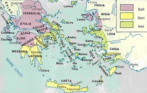 Fine della civiltà micenea e l'inizio del medioevo ellenico