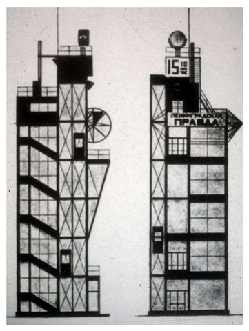 Proyecto para la sede del diario Pravda