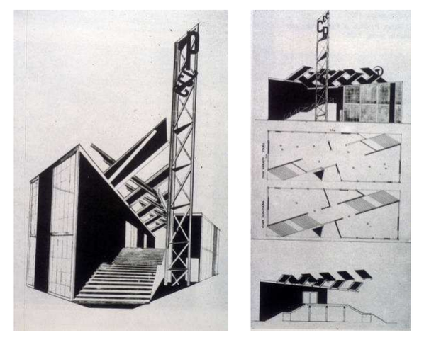 Pabellón soviético para la exposición de Paris