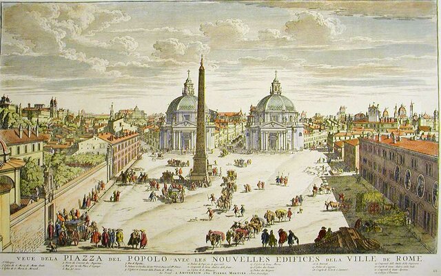 Periodo di attività a Roma.