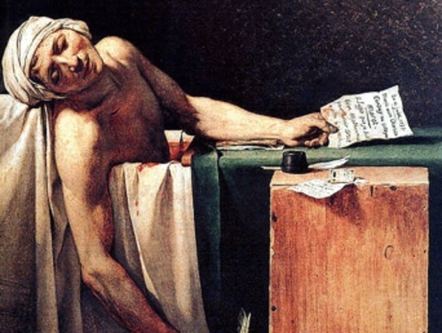 Jean Paul Marat Murdered