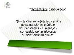 Resolución 2346 de 2007