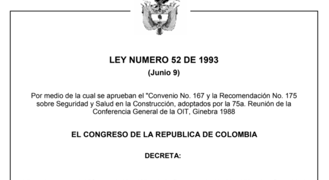 LEY 52 1993