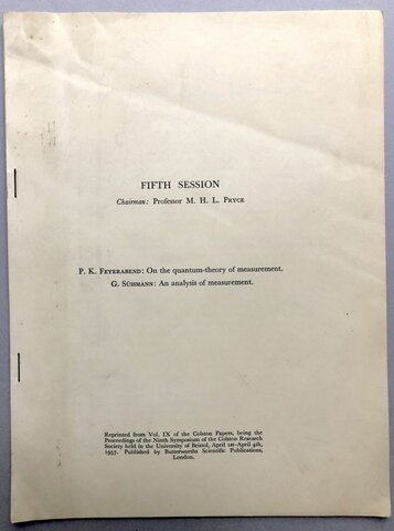 “On the Quantum Theory of Measurement”