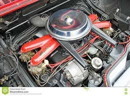 Chevrolet Corvair. Motor 6 cilindros boxer enfriado por aire.