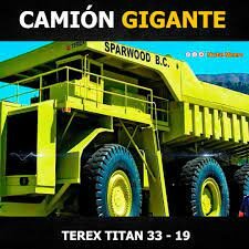 Camión dumper Liebherr T 282B. Carga útil de 347 Tm. Con un motor de 20 cilindros en V de 90.000 cc (90 litros).