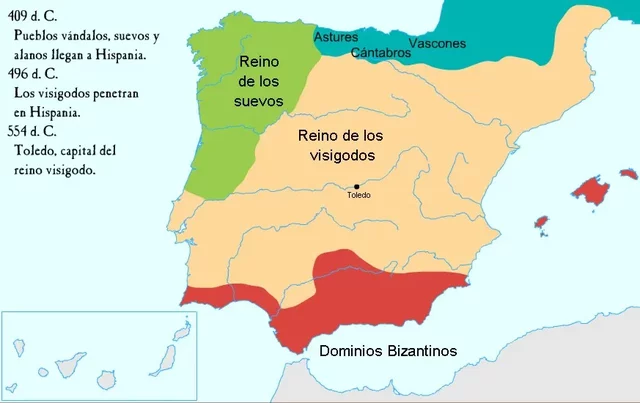 Caída del imperio Romano y llegada de los pueblos germánicos