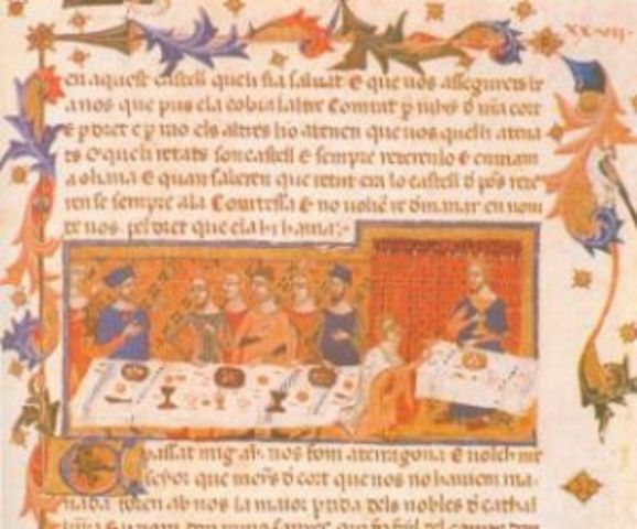 Jaume I acaba el "Llibre dels feits"